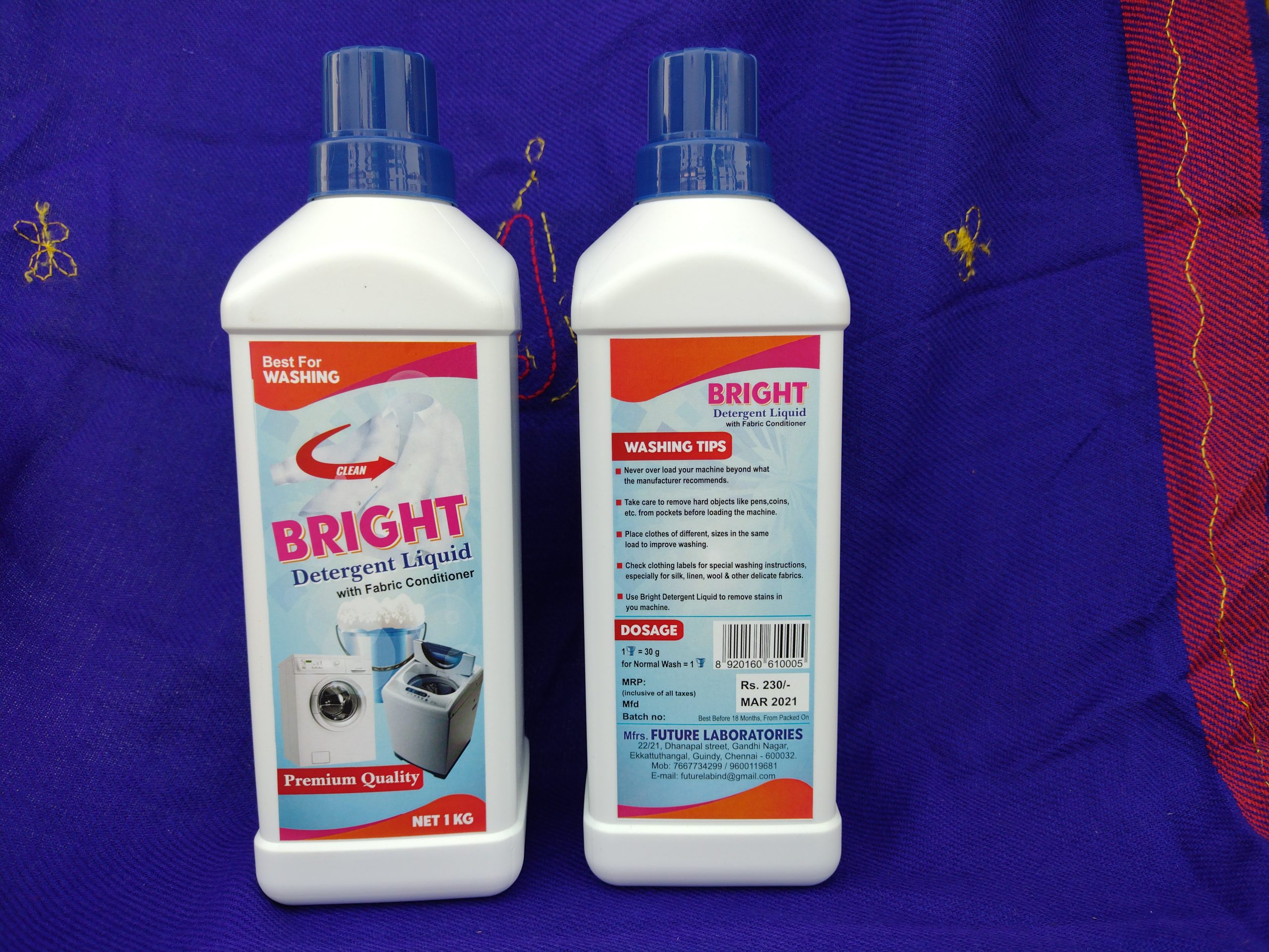 Bright Detergent Liquid 1KG - Image 2